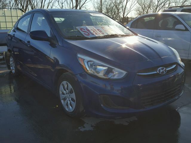 KMHCT4AE1FU882718 - 2015 HYUNDAI ACCENT GLS BLUE photo 1