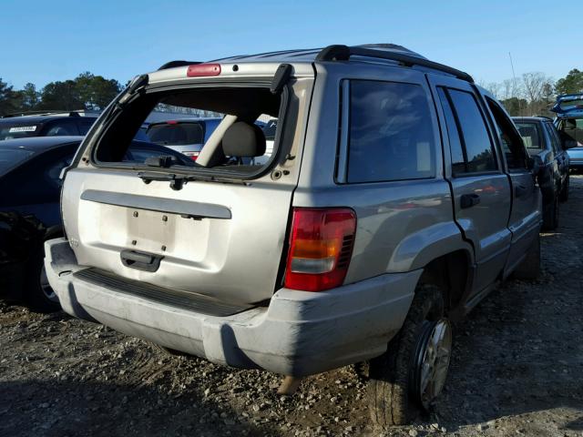 1J4GX48S72C170651 - 2002 JEEP GRAND CHER GRAY photo 4