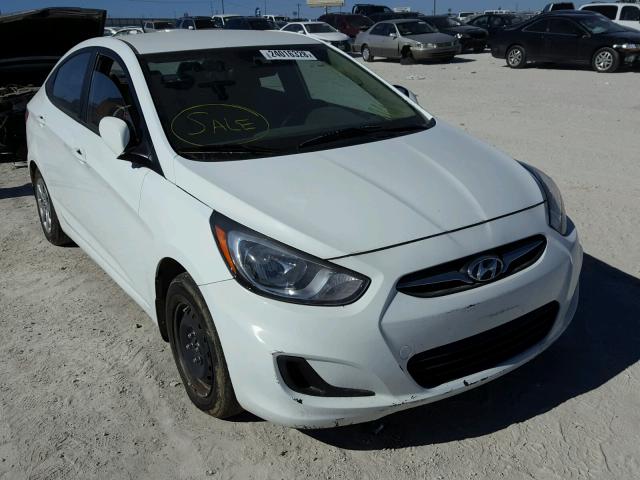 KMHCT4AE5DU397222 - 2013 HYUNDAI ACCENT GLS WHITE photo 1