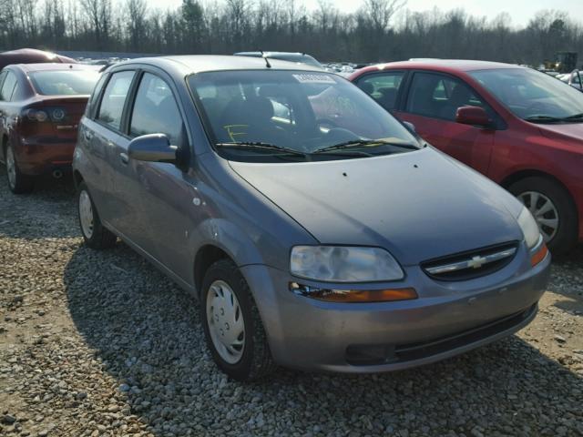 KL1TD66667B785873 - 2007 CHEVROLET AVEO BASE GRAY photo 1