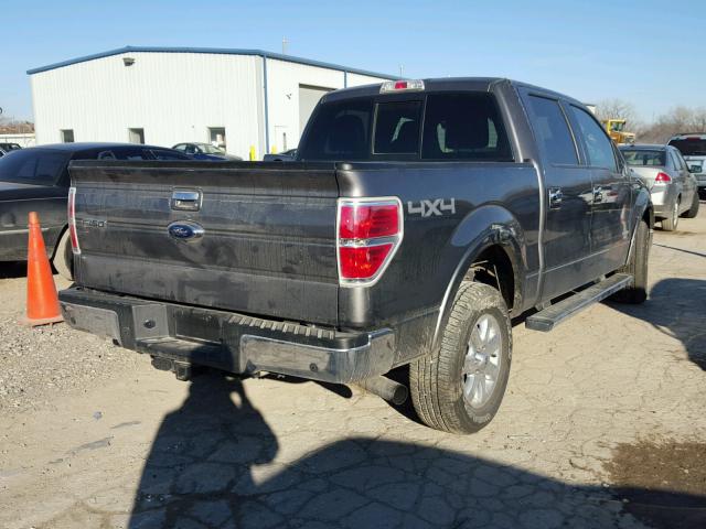 1FTFW1ET0DKF36815 - 2013 FORD F150 SUPER GRAY photo 4