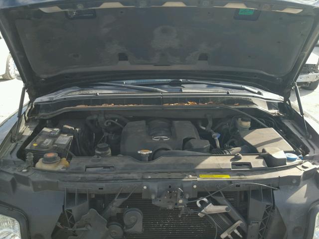 5N3AA08A96N800647 - 2006 INFINITI QX56 BLACK photo 7