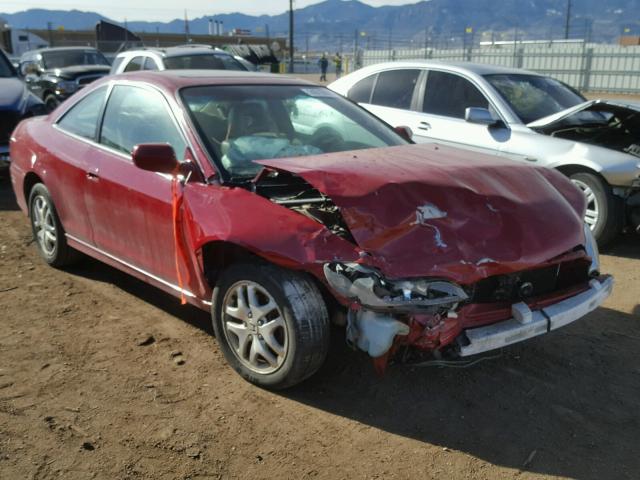 1HGCG22591A011895 - 2001 HONDA ACCORD EX RED photo 1