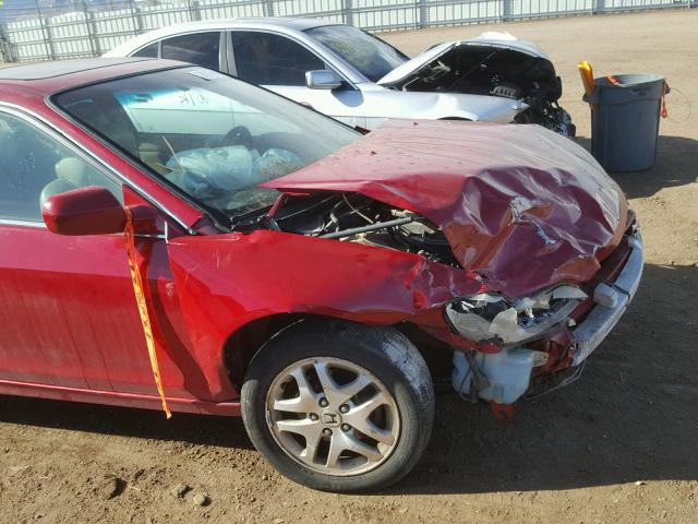 1HGCG22591A011895 - 2001 HONDA ACCORD EX RED photo 9