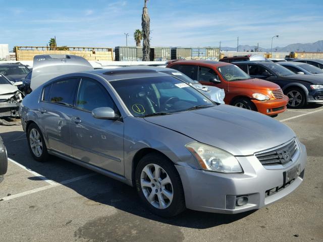 1N4BA41E78C816744 - 2008 NISSAN MAXIMA SE SILVER photo 1