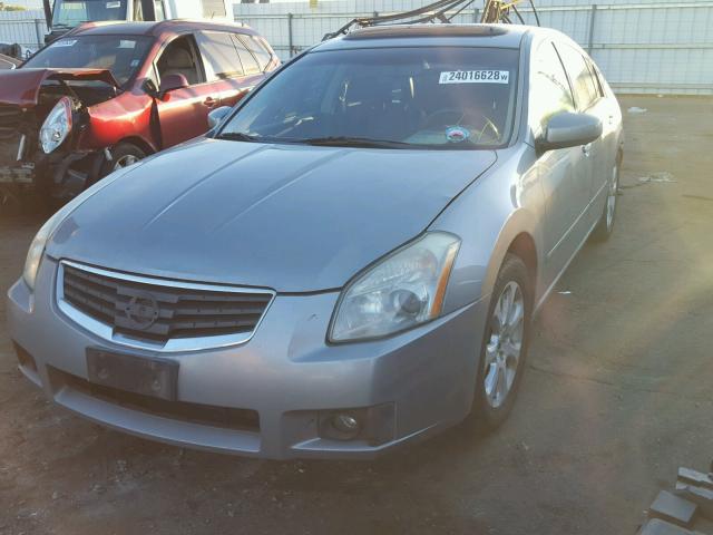 1N4BA41E78C816744 - 2008 NISSAN MAXIMA SE SILVER photo 2