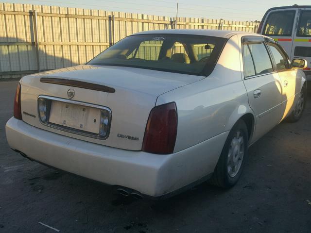 1G6KD54Y02U193436 - 2002 CADILLAC DEVILLE WHITE photo 4