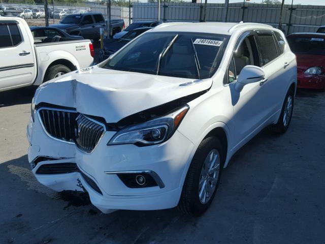 LRBFXBSA1HD238465 - 2017 BUICK ENVISION E WHITE photo 2