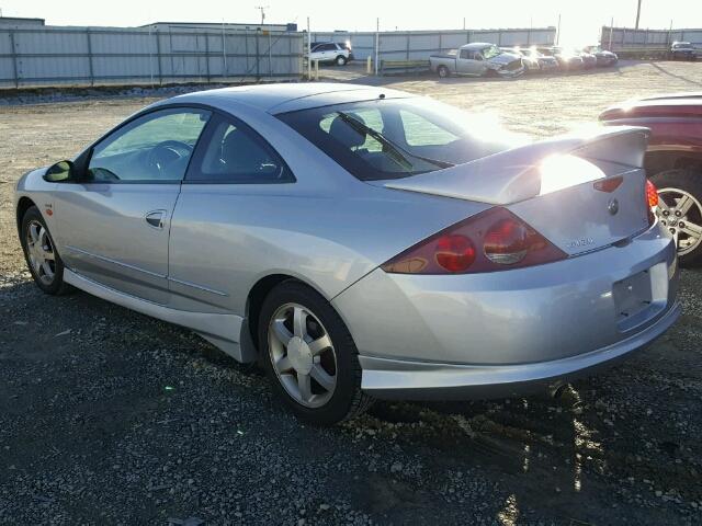 1ZWFT61L6Y5629069 - 2000 MERCURY COUGAR V6 SILVER photo 3