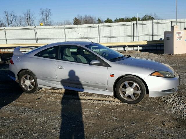 1ZWFT61L6Y5629069 - 2000 MERCURY COUGAR V6 SILVER photo 9