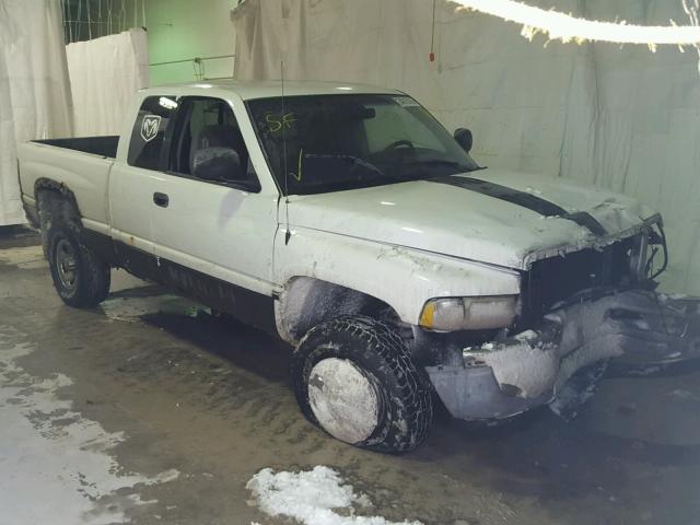 3B7HF13Z51G247898 - 2001 DODGE RAM 1500 WHITE photo 1