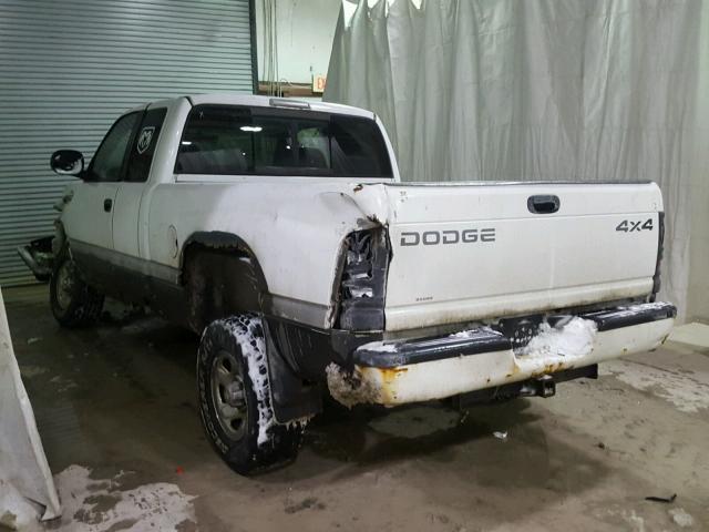 3B7HF13Z51G247898 - 2001 DODGE RAM 1500 WHITE photo 3