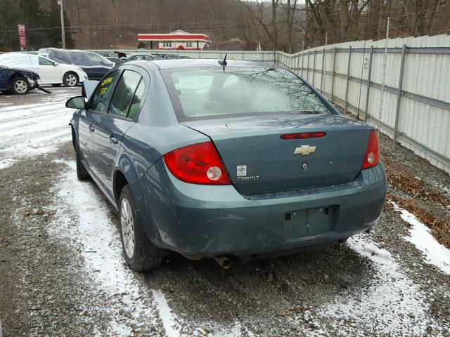 1G1AB5F53A7148398 - 2010 CHEVROLET COBALT LS GREEN photo 3