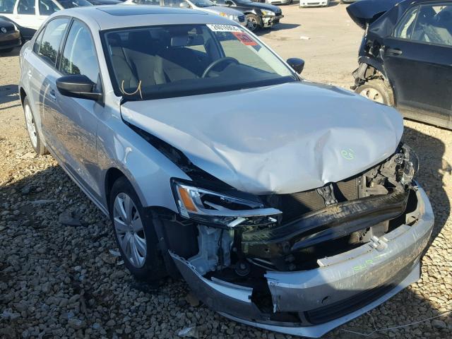 3VW2K7AJ5CM327687 - 2012 VOLKSWAGEN JETTA BASE SILVER photo 1