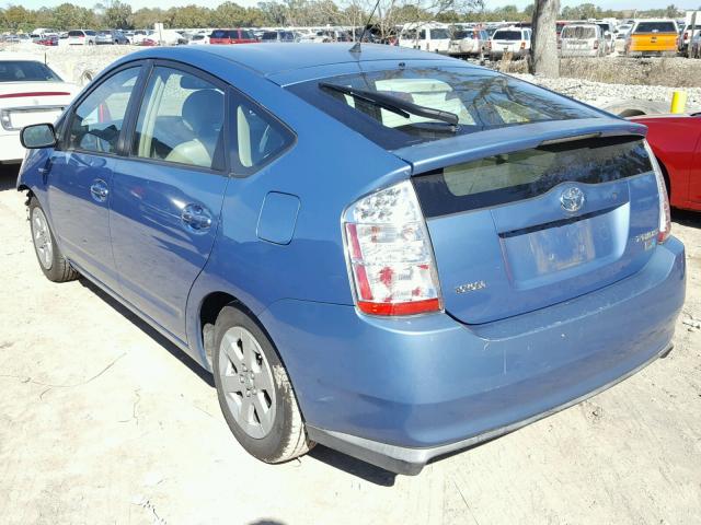 JTDKB20U487700155 - 2008 TOYOTA PRIUS BLUE photo 3