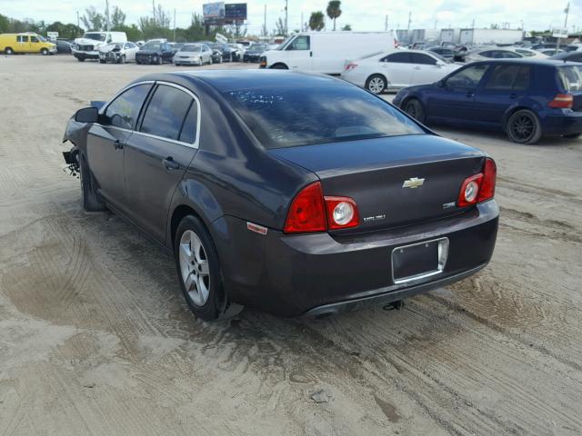 1G1ZA5E03A4121974 - 2010 CHEVROLET MALIBU LS GRAY photo 3