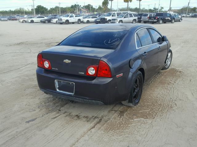 1G1ZA5E03A4121974 - 2010 CHEVROLET MALIBU LS GRAY photo 4