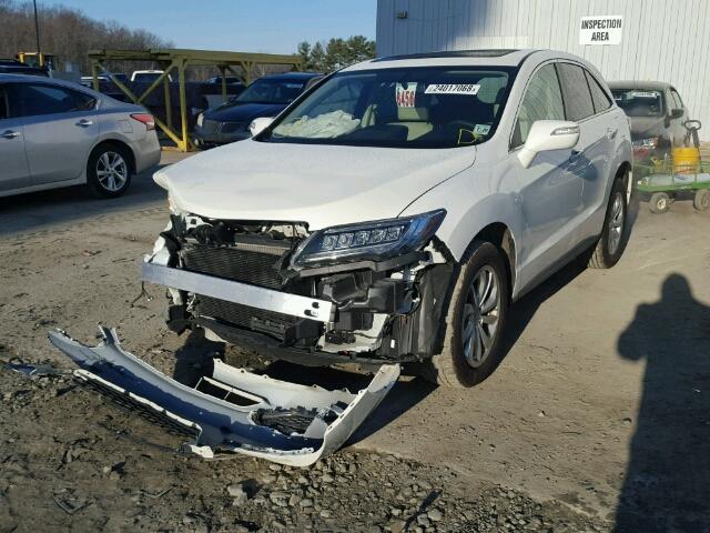 5J8TB4H50GL004641 - 2016 ACURA RDX TECHNO WHITE photo 2