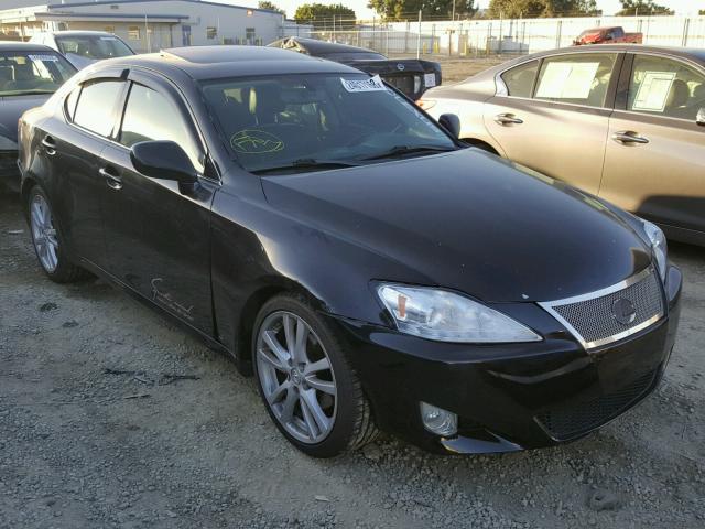 JTHBK262565006412 - 2006 LEXUS IS 250 BLACK photo 1