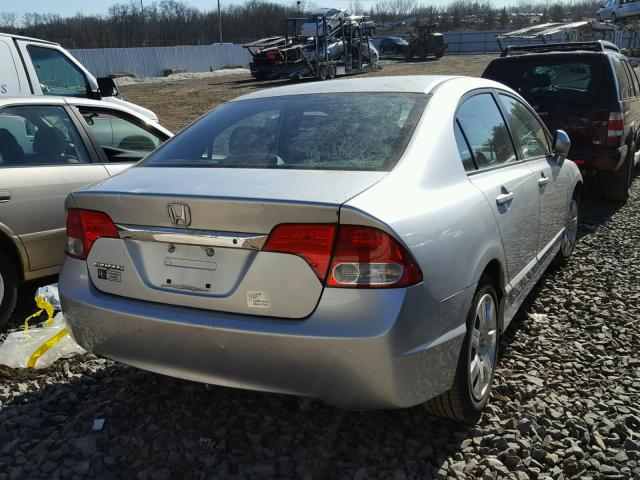 2HGFA1F5XAH577147 - 2010 HONDA CIVIC LX GRAY photo 4