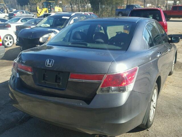 1HGCP2F30BA076337 - 2011 HONDA ACCORD LX GRAY photo 4