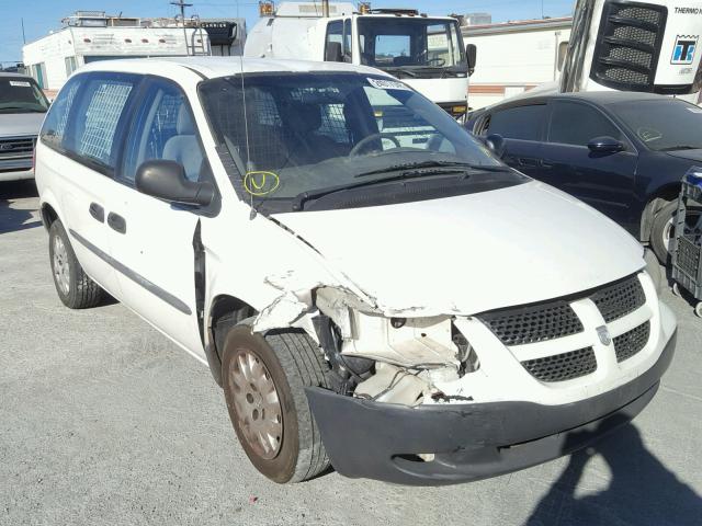 1D4GP21373B334813 - 2003 DODGE CARAVAN C/ WHITE photo 1