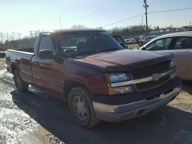 1GCEC14X63Z357614 - 2003 CHEVROLET SILVERADO RED photo 1