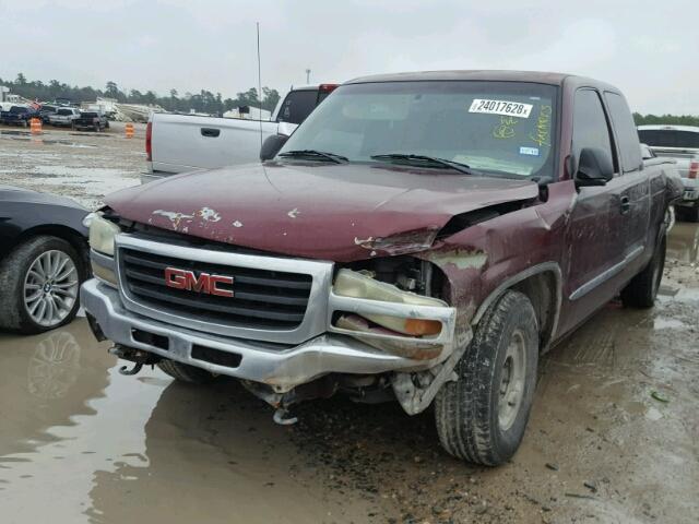 2GTEC19T531247958 - 2003 GMC NEW SIERRA MAROON photo 2