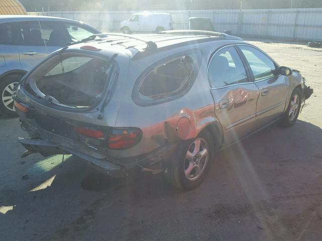 1FAFP58UX2A127884 - 2002 FORD TAURUS SE BEIGE photo 4