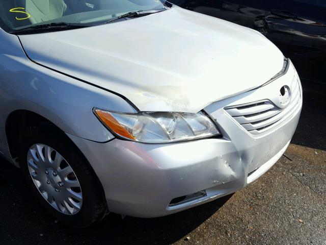 4T1BE46K49U831917 - 2009 TOYOTA CAMRY BASE SILVER photo 9