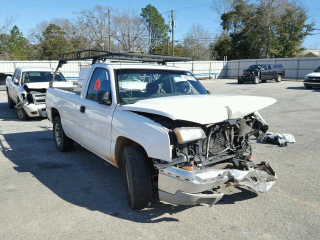 1GCEC14X17Z160016 - 2007 CHEVROLET SILVERADO WHITE photo 1