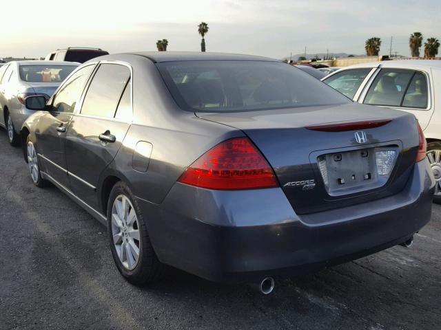 1HGCM66357A005769 - 2007 HONDA ACCORD LX GRAY photo 3