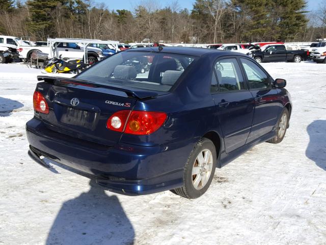 2T1BR32EX3C093662 - 2003 TOYOTA COROLLA CE BLUE photo 4