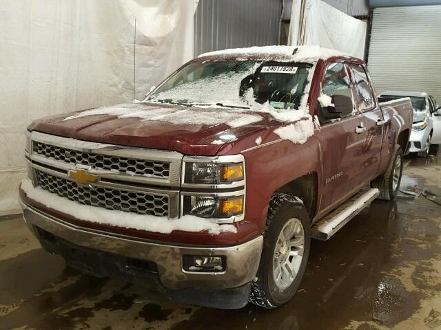 1GCVKREC9EZ104819 - 2014 CHEVROLET SILVERADO RED photo 2