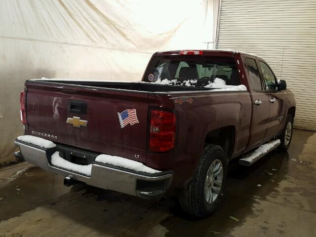 1GCVKREC9EZ104819 - 2014 CHEVROLET SILVERADO RED photo 4