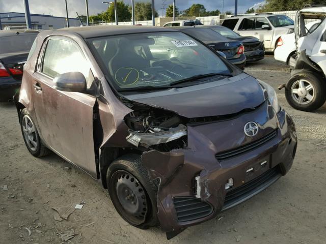 JTNJJXB01CJ021666 - 2012 TOYOTA SCION IQ MAROON photo 1