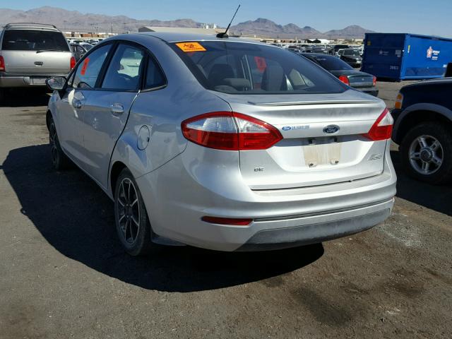 3FADP4BJXFM164703 - 2015 FORD FIESTA SE SILVER photo 3