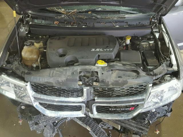 3C4PDDBG2DT579182 - 2013 DODGE JOURNEY SX GRAY photo 7