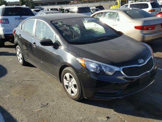 KNAFK4A69F5421254 - 2015 KIA FORTE LX BLACK photo 1