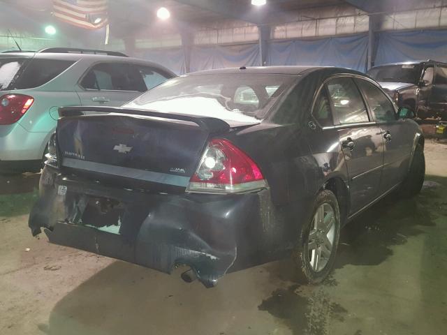 2G1WC583381228001 - 2008 CHEVROLET IMPALA LT BLUE photo 4