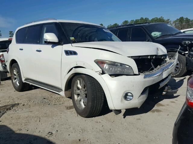 JN8AZ2NF4B9500569 - 2011 INFINITI QX56 WHITE photo 1