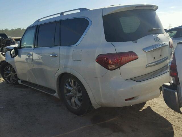 JN8AZ2NF4B9500569 - 2011 INFINITI QX56 WHITE photo 3