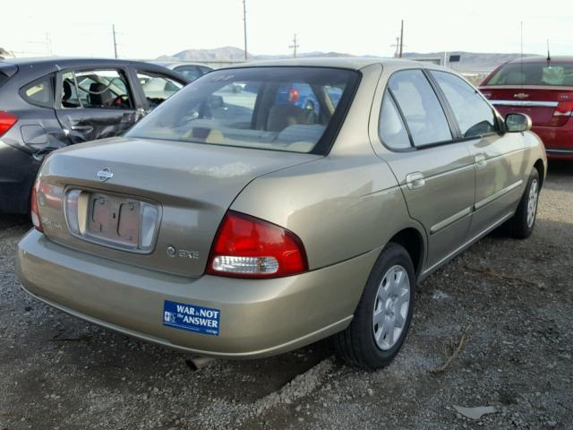 3N1CB51DXYL316237 - 2000 NISSAN SENTRA BAS GOLD photo 4