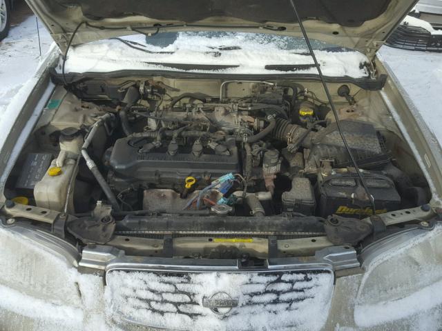 3N1CB51D11L502304 - 2001 NISSAN SENTRA XE BEIGE photo 7