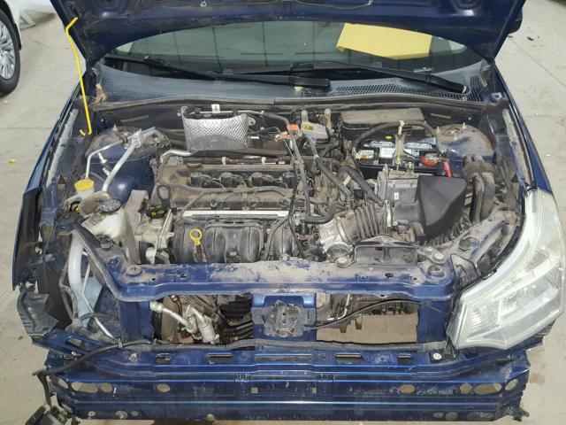 1FAHP36N89W120860 - 2009 FORD FOCUS SES BLUE photo 7