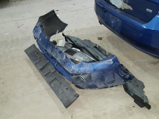 1FAHP36N89W120860 - 2009 FORD FOCUS SES BLUE photo 9