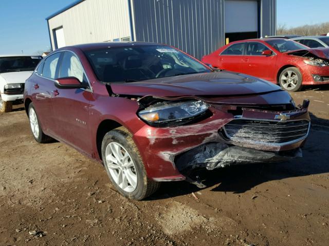 1G1ZE5ST0GF294867 - 2016 CHEVROLET MALIBU LT RED photo 1