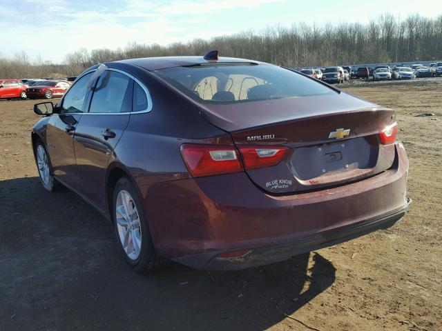 1G1ZE5ST0GF294867 - 2016 CHEVROLET MALIBU LT RED photo 3