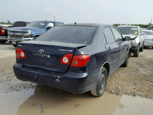 1NXBR32E66Z618591 - 2006 TOYOTA COROLLA CE BLUE photo 4