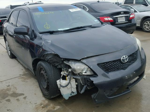 2T1BU40EX9C135294 - 2009 TOYOTA COROLLA BA BLACK photo 1